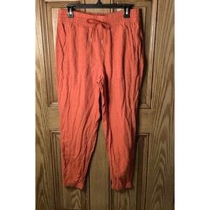 Athleta Orange Track Pants
